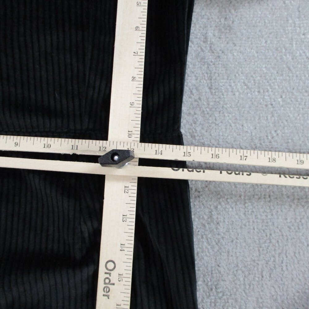 Fabletics Plush Rib Hooded Jumpsuit Womens Medium Short Black Cord Corduroy NWT - Picture 8 of 12